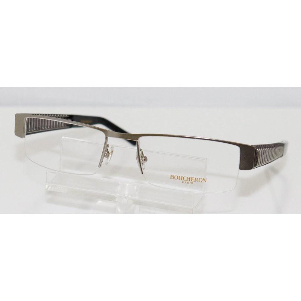 New Boucheron Brushed Silver Reading  glasses Eyeglasses